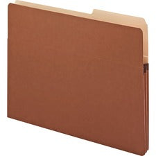 Redrope Drop Front File Pockets With 2/5-cut Guide Height Tabs, 1.75" Expansion, Letter Size, Redrope, 25/box