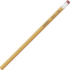 No. 2 Pencil, Hb (#2), Black Lead, Yellow Barrel, 144/box
