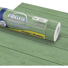 Fadeless Bulletin Board Paper Rolls - Bulletin Board, Classroom, Fun and Learning, File Cabinet, Door, Display, Paper Sculpture, Table Skirting, Party, Home Project, Office Project, ... - 48"Width x 50 ftLength - 50 lb Basis Weight - 1 Roll - Mint Shiplap