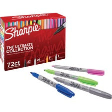 Permanent Markers Ultimate Collection Value Pack, Assorted Bullet Tips, Assorted Colors, 72/set