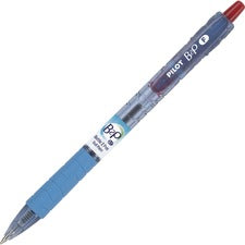 Pilot Bottle to Pen (B2P) B2P Recycled Retractable Ballpoint Pens - Fine Pen Point - 0.7 mm Pen Point Size - Refillable - Retractable - Red Gel-based Ink - Plastic Barrel - 1 Dozen