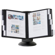 Sherpa Motion Desk Reference System, 10 Panels, Black Borders