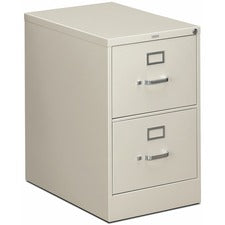 310 Series Vertical File, 2 Legal-size File Drawers, Light Gray, 18.25" X 26.5" X 29"