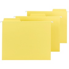 Fastab Hanging Folders, Letter Size, 1/3-cut Tabs, Yellow, 20/box