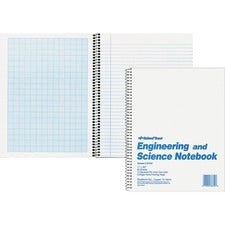 Engineering And Science Notebook, Quadrille Rule (10 Sq/in), White Cover, (60) 11 X 8.5 Sheets