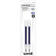 Refill For Signo Gel 207 Pens, Medium Conical Tip, Blue Ink, 2/pack