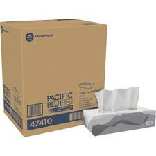 Facial Tissue, 2-ply, White, 100 Sheets/box, 30 Boxes/carton