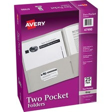 Two-pocket Folder, 40-sheet Capacity, 11 X 8.5, Red, 25/box