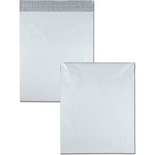 Redi-strip Poly Mailer, #5 1/2, Square Flap With Perforated Strip, Redi-strip Adhesive Closure, 14 X 17, White, 100/pack