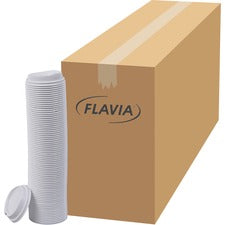 Lavazza Hot Beverage Paper Cups - 10 fl oz - 1000 / Carton - White - Paper - Beverage, Hot Drink