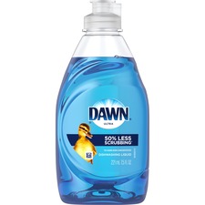 Dawn Ultra Dish Liquid Soap - Concentrate Liquid - 7.5 fl oz (0.2 quart) - Original Scent - 18 / Carton - Blue