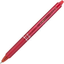 Frixion Clicker Erasable Gel Pen, Retractable, Fine 0.7 Mm, Red Ink, Red Barrel