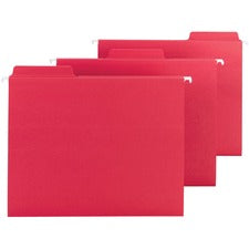 Fastab Hanging Folders, Letter Size, 1/3-cut Tabs, Red, 20/box