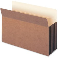 Redrope Drop-front File Pockets With Fully Lined Gussets, 5.25" Expansion, Legal Size, Redrope, 10/box