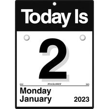 Today Is Wall Calendar, 6.63 X 9.13, White Sheets, 12-month (jan To Dec): 2023