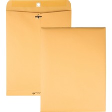 Clasp Envelope, 32 Lb Bond Weight Kraft, #97, Square Flap, Clasp/gummed Closure, 10 X 13, Brown Kraft, 100/box