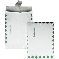 Heavy 18 Lb Tyvek Open End Expansion Mailers, First Class, #13 1/2, Square Flap, Redi-strip Closure, 10 X 13, White, 100/ct