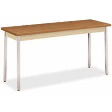 Utility Table, Rectangular, 60w X 20d X 29h, Harvest/putty