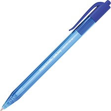 Inkjoy 100 Rt Ballpoint Pen, Retractable, Medium 1 Mm, Blue Ink, Blue Barrel, Dozen