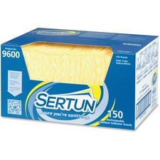Sertun Rechargeable Sanitizer Towels 1-ply 13.5x18 150/Case