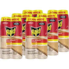 Raid Ant/Roach Killer - Fragrance-Free - Spray - Kills Ants, Cockroaches, Spider - 17.50 fl oz - Clear - 6 / Carton