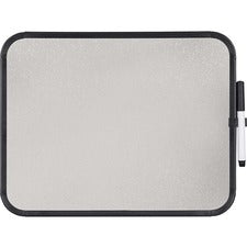 Magnetic Dry Erase Board, 11 X 14, White Surface, Black Plastic Frame