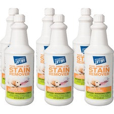 M�tsenb�cker's Lift Off Food/Drink/Pet Stain Remover - Liquid - 32 fl oz (1 quart) - Bottle - 6 / Carton - White