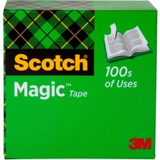 Magic Tape Refill, 1" Core, 0.5" X 36 Yds, Clear