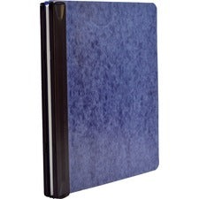 Expandable Hanging Data Binder, 2 Posts, 6" Capacity, 11 X 8.5, Blue