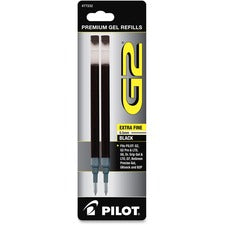 Refill For Pilot B2p, Dr Grip, G2, G6, Mr Metropolitan, Precise Begreen And Q7 Gel Pens, Extra-fine Tip, Black Ink, 2/pack