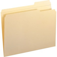 Reinforced Tab Manila File Folders, 1/3-cut Tabs: Right Position, Letter Size, 0.75" Expansion, 11-pt Manila, 100/box