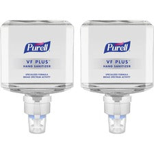 PURELL&reg; VF PLUS Hand Sanitizer Gel Refill - 40.6 fl oz (1200 mL) - Pump Dispenser - Kill Germs, Bacteria Remover - Restaurant, Cruise Ship, Hand - Quick Drying, Fragrance-free, Hygienic, Dye-free - 2 / Carton