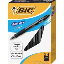 Gel-ocity Gel Pen Value Pack, Retractable, Medium 0.7 Mm, Black Ink, Black Barrel, 24/pack
