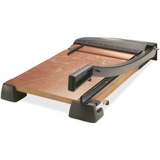 Heavy-duty Wood Base Guillotine Trimmer, 15 Sheets, 18" Cut Length, 12 X 18