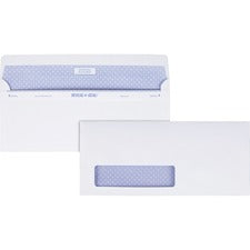 Reveal-n-seal Security-tint Envelope, Address Window, #10, Commercial Flap, Self-adhesive Closure, 4.13 X 9.5, White, 500/box