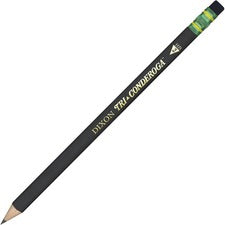 Tri-conderoga Pencil With Microban Protection, Hb (#2), Black Lead, Black Barrel, Dozen