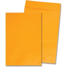 Jumbo Size Kraft Envelope, Cheese Blade Flap, Fold-over Closure, 12.5 X 18.5, Brown Kraft, 25/pack