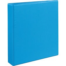 Heavy-duty Non Stick View Binder With Durahinge And Slant Rings, 3 Rings, 1.5" Capacity, 11 X 8.5, Light Blue, (5401)