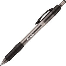 Profile Ballpoint Pen Value Pack, Retractable, Bold 1.4 Mm, Black Ink, Smoke Barrel, 36/box