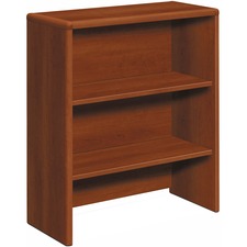 10700 Series Bookcase Hutch, 32.63w X 14.63d X 37.13h, Cognac