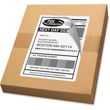 Shipping Labels W/ Trueblock Technology, Inkjet/laser Printers, 5.5 X 8.5, White, 2/sheet, 500 Sheets/box