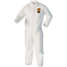 A40 Coveralls, White, Large, 25/carton