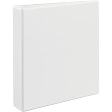 Heavy-duty Non Stick View Binder With Durahinge And Slant Rings, 3 Rings, 1.5" Capacity, 11 X 8.5, White, (5404)