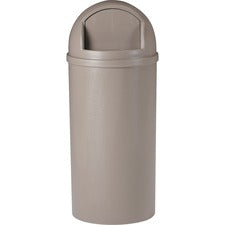 Marshal Classic Container, 15 Gal, Plastic, Beige