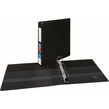 Heavy-duty Non-view Binder With Durahinge And One Touch Ezd Rings, 3 Rings, 1.5" Capacity, 11 X 8.5, Black