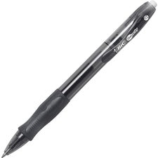 Gel-ocity Gel Pen, Retractable, Medium 0.7 Mm, Black Ink, Translucent Black Barrel, Dozen