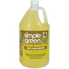 Simple Green Clean Building Carpet Cleaner Concentrate - Concentrate Liquid - 128 fl oz (4 quart) - 2 / Carton - Sand