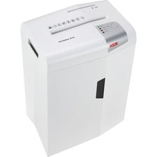 HSM shredstar X10 - 3/16" x 1 1/8" + Sep. CD Cutting Unit - Particle Cut - 10 Per Pass - for shredding CD, DVD, Paper, Staples, Paper Clip, Credit Card - 0.188" x 1.125" Shred Size - P-4/O-1/T-2/E-2/F-1 - 8.66" Throat - 5.30 gal Wastebin Capacity - White