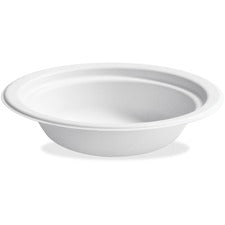 Chinet 12 oz Disposable Bowls - 125 / Pack - Disposable - Microwave Safe - White - Paper Body - 1000 / Carton