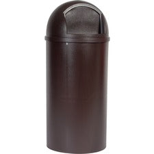 Marshal Classic Container, 25 Gal, Plastic, Brown